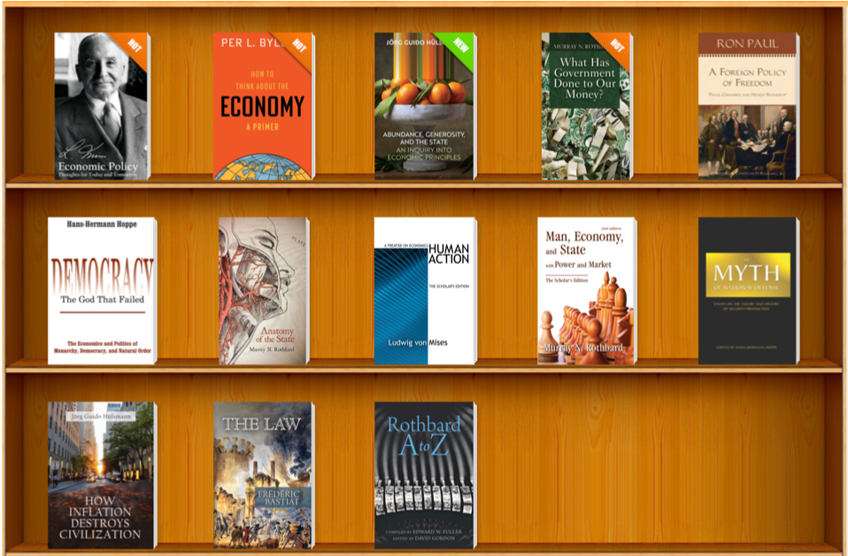Mises-Bookshelf